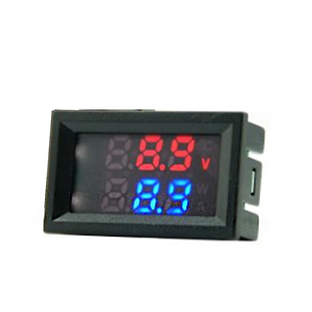 DC4-30V 100cm Digitales DC-Doppelanzeige-Voltmeter-Thermometer-Temperatursensor-Detektor mit NTC 10K 3950 Sonde – Detail 6