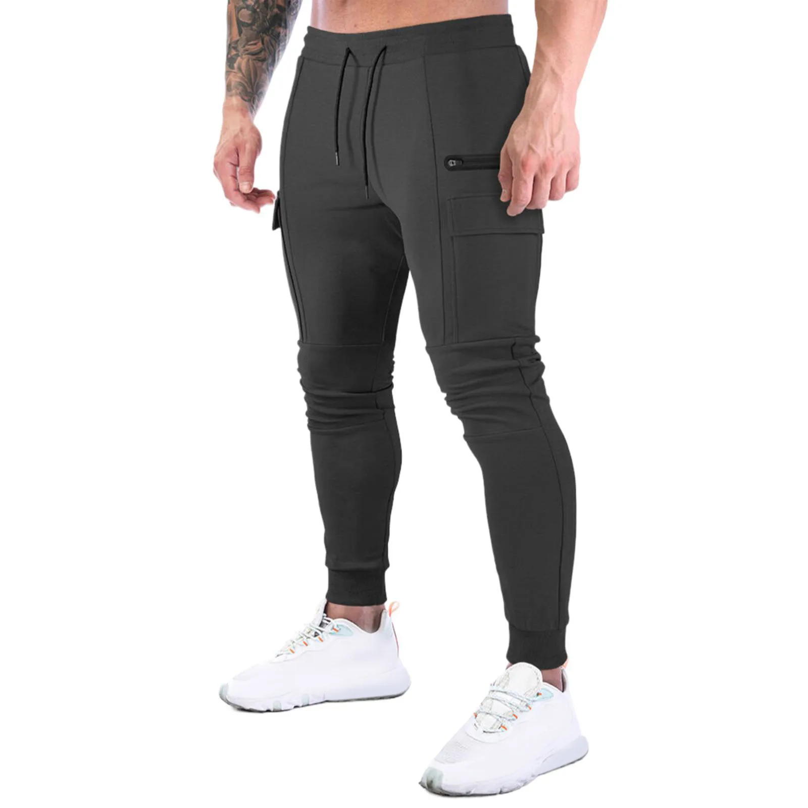 

Men's Drawstring Sweatpants Jogging Sweatpants High Comfort Small Leg Casual Pants Trousers for Men
