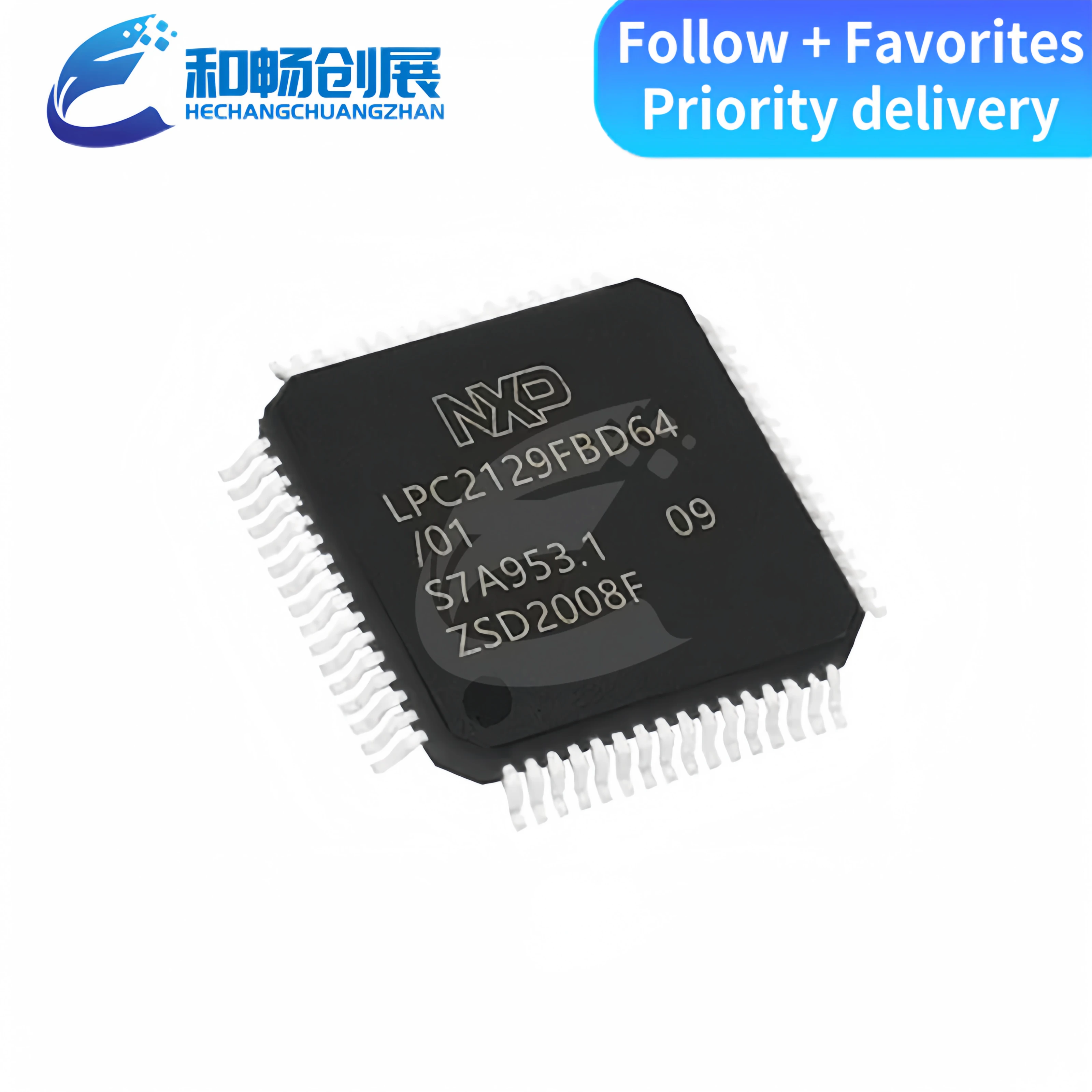 

LPC2129FBD64/01,15 LPC2129FBD64 LQFP64 ARM microcontroller - MCU original in stock