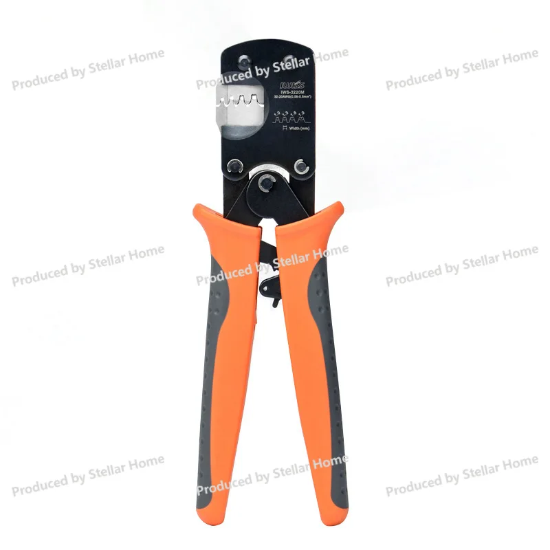 IWS-3220M Plug Spring Terminal Crimping Pliers 1.25mm Pitch 1.0 Terminal Pliers 1.54 Ratchet Terminal Crimping Pliers