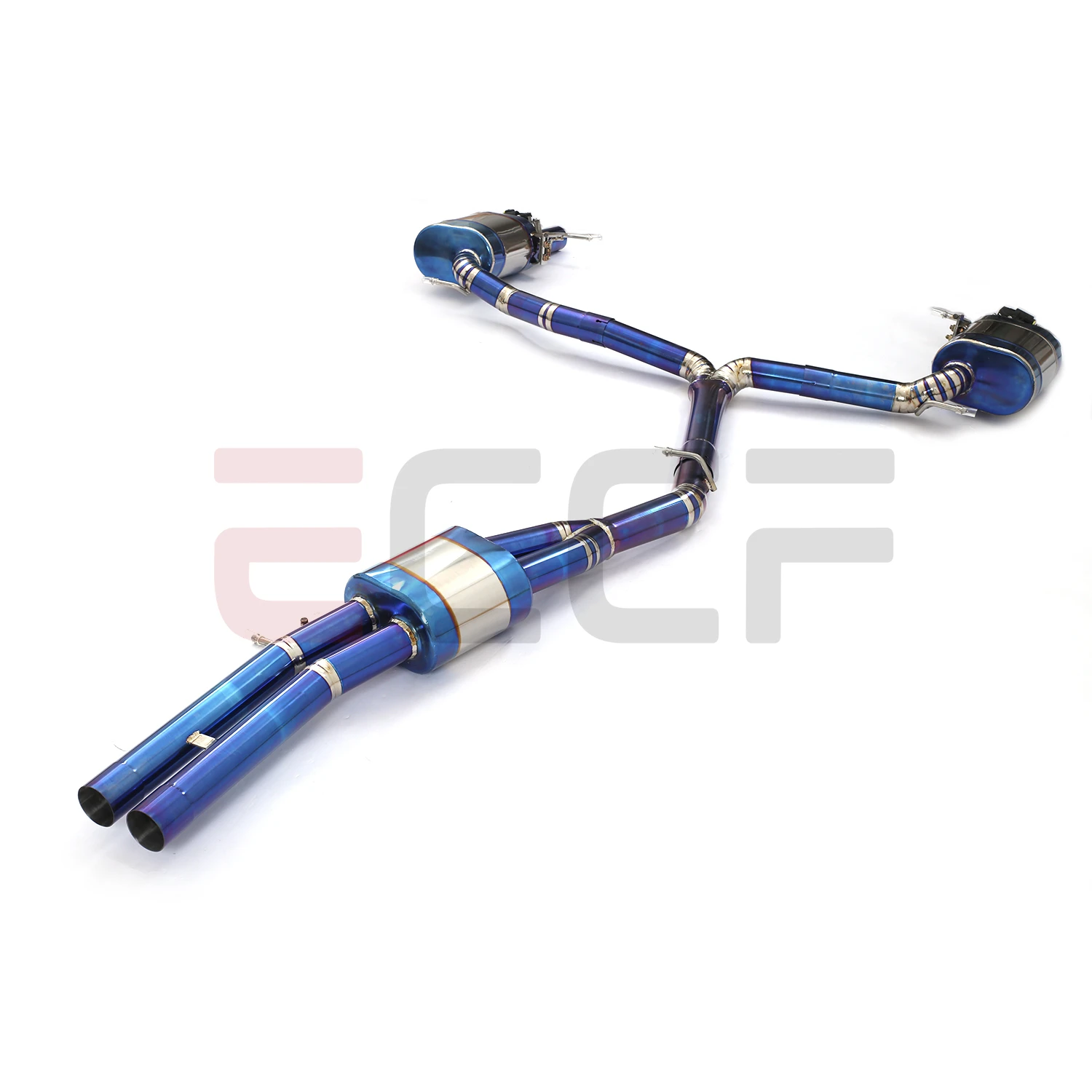 

For Audi A6 A7 C8 3.0T Titanium Exhaust System Plug and Play Performance Upgrade Easy Installation