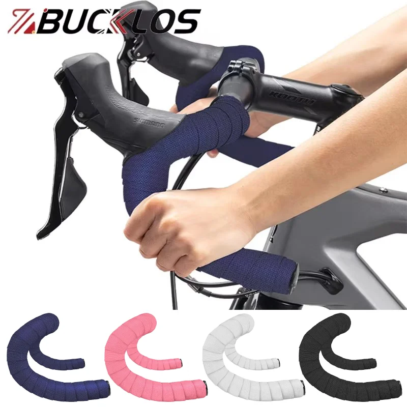 

BUCKLOS Bicycle Tape Ultralight Handle Tape Shockproof PU+EVA Bike Tapes Non-Slip Bar Wraps Soft Handlebar Belt Bike Accessories