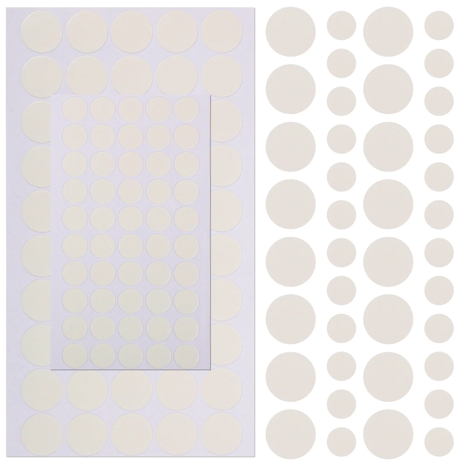 200 قطعة ملصق نقطة مزدوج الجوانب واضح لاصق نقاط أكريليك مستديرة للملصقات بالونات جدار تصاعد لا أثر حل لزجة
