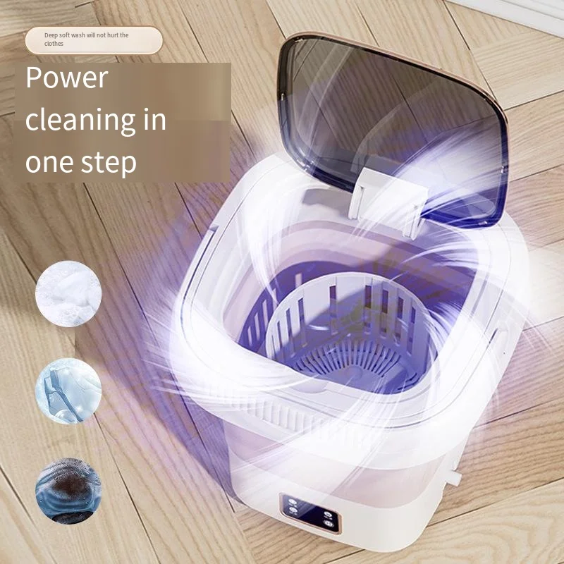 9L Portable Mini Folding Dehydrated Sterilized Baby Clothes Underwear Travel Folding Washing Machine
