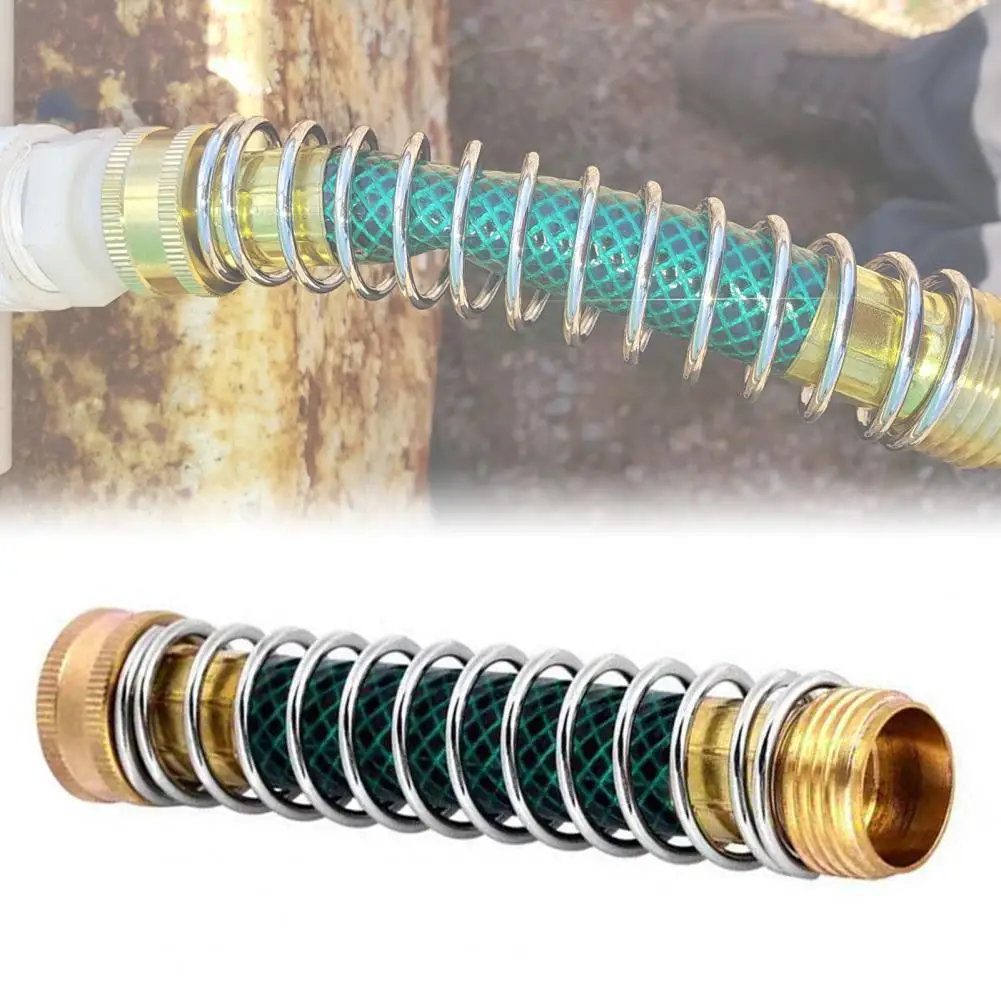 

Prevent Water Leakage Tearing Hose Adapter Coil Spring Garden Hose Extender Prevents Kinks Stops Water Leakage for Outdoor
