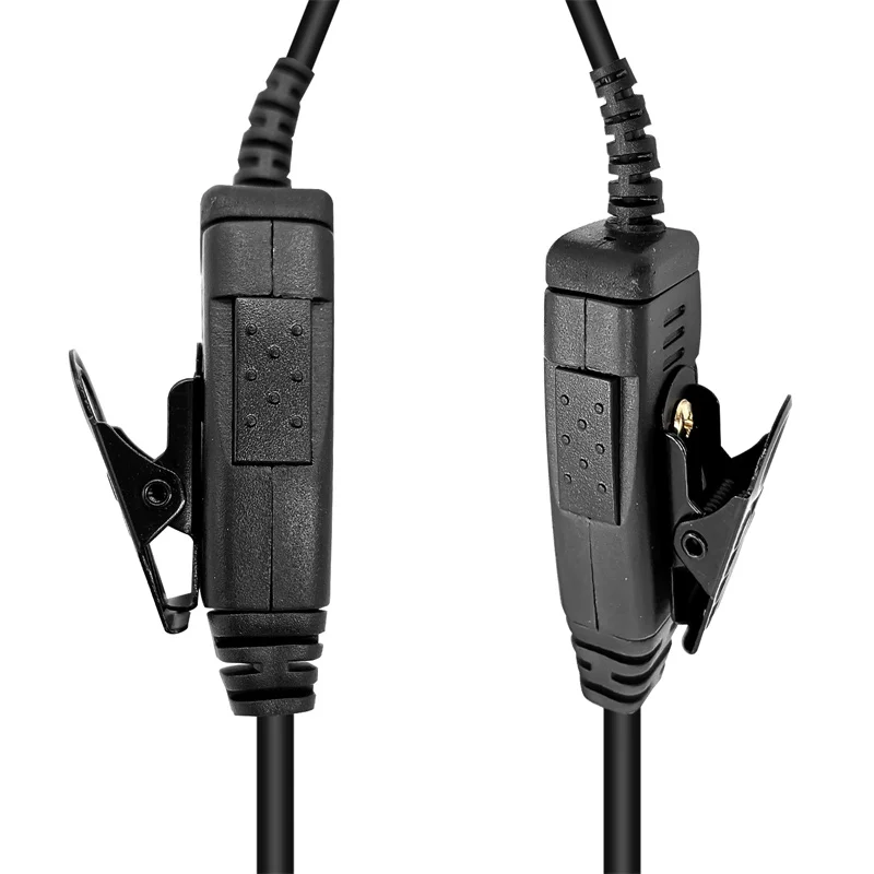 Auriculares tipo G para walkie-talkie, auriculares con micrófono para grandes Motorola XPR6100, XPR6300, XPR6350, XPR6380, XPR6500