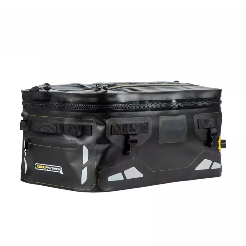 

Motorcycle rear seat bag 40L large capacity trunk bag cycling bag waterproof
