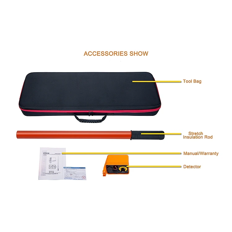 ETCR1820 Non-Contact High Voltage Electroscope Electricity Testing Device High Voltage Detector