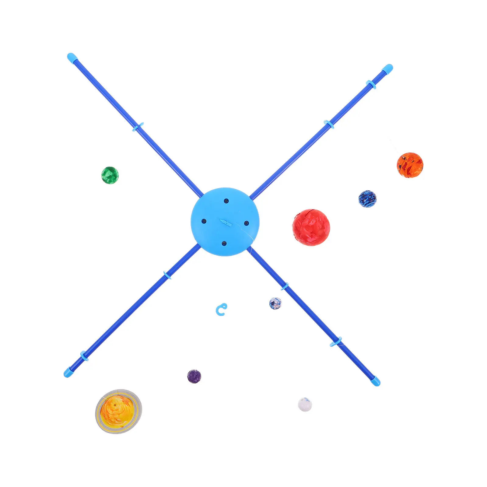 

Мобильная подвесная 3D-модель Солнечной системы: реалистичный космический декор для детских классов, раннего изучения естествознания и развития зрительно-моторной координации