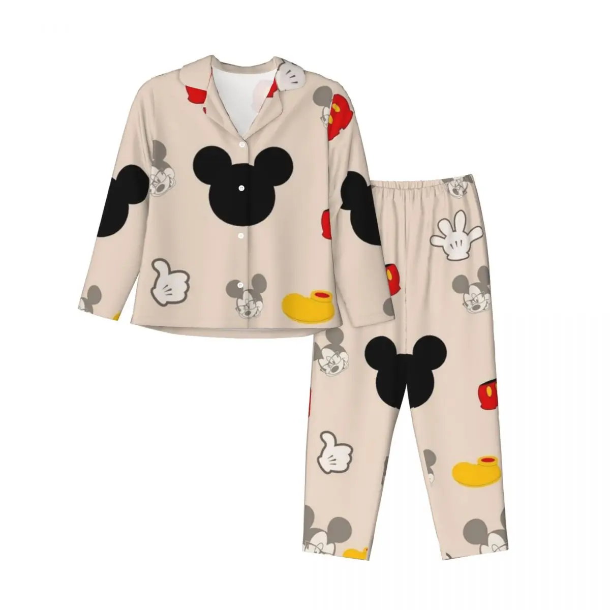 

Disney Mickey Mouse Women Pajamas 2 Pieces Set Loungewear pyjama pour femme