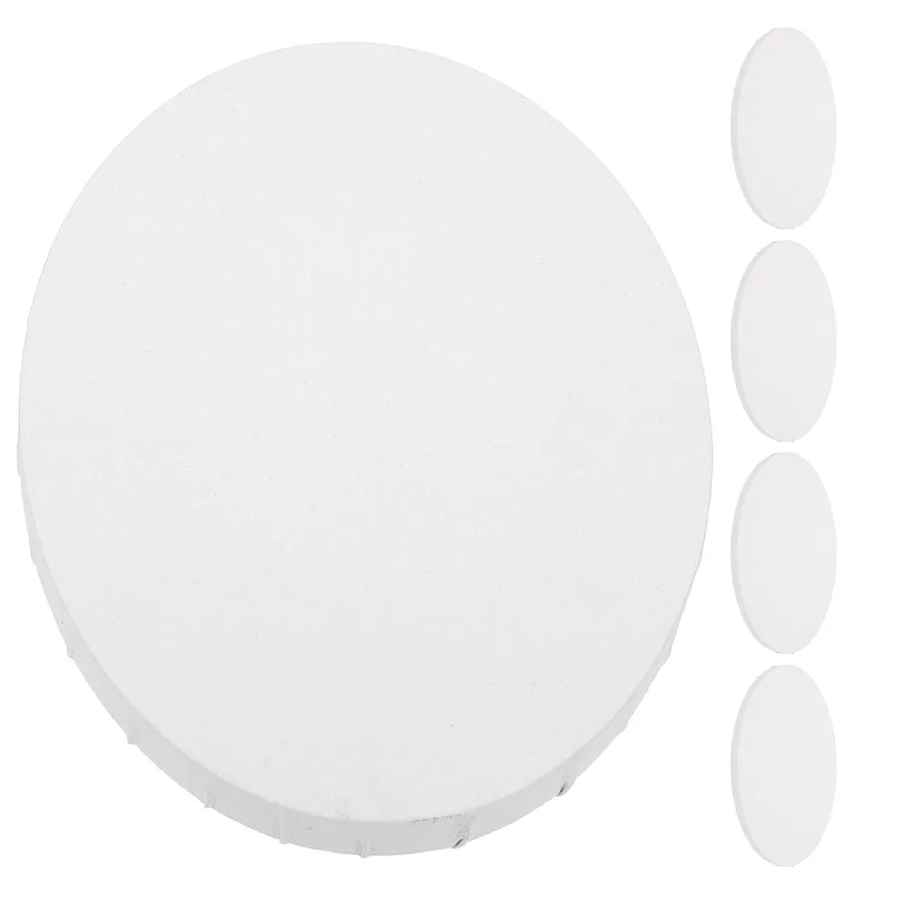 5pcs-oval-canvas-for-oil-painting-118x78-inch-beginner-acrylic-drawing-board-artistic-canvas-panel-oil-painting