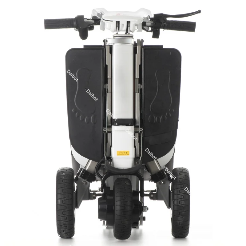 Leichter, zusammenklappbarer Reise-Mobilitäts-Elektroroller für ältere Menschen mit Behinderungen, 48 V, 350 W, 3-Rad-Elektro-Dreirad für Erwachsene, faltbar – Detail 17
