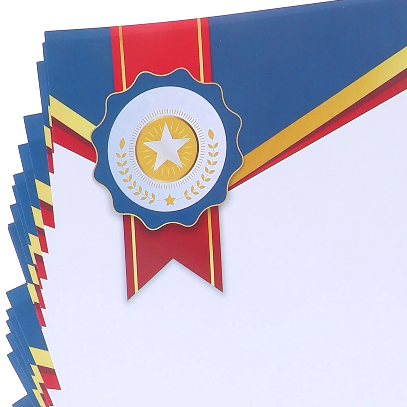 50 ورقة شهادة جائزة ورقة المواد المطلية لطباعة وثائق الدبلومات ورق شهادة تزيين مكتب المدرسة #4