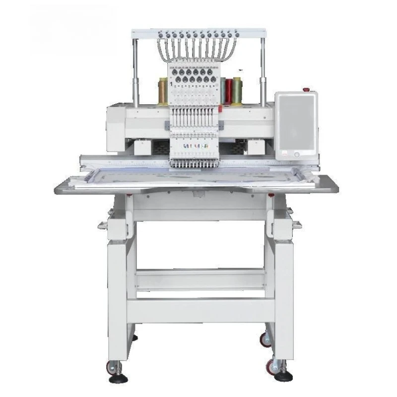 High-precision industrial embroidery machine, fully automatic multi-functional single-head 12-needle ready-to-wear embroidery