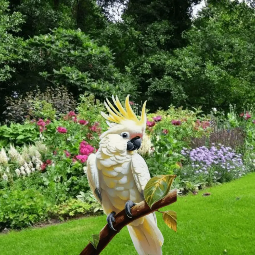 

Acrylic Bird Garden Pile Cute Waterproof Garden Stake Creative Multi Functional Animal Mini Figurine Flower Pot