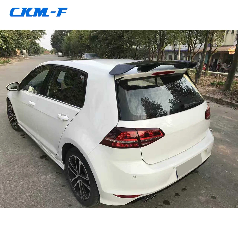 

Carbon fiber rear roof spoiler lip wings for Volkswagen Golf 7 VII MK 7 GTI RZ 2014-2017 RZ Style