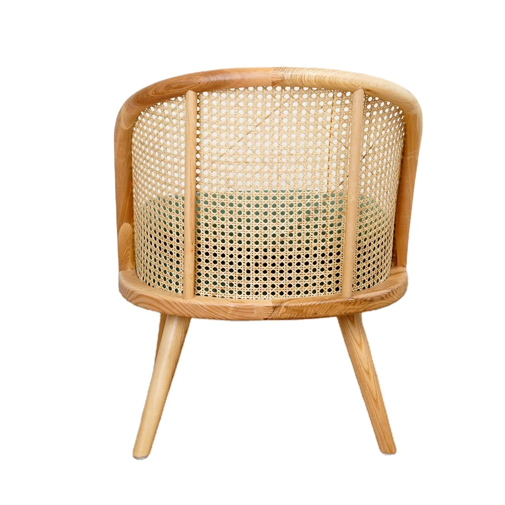 Hot Sale Solid Wood French Rattan Back Dining Luis Chairs for Hotel Event Banquet Furniture