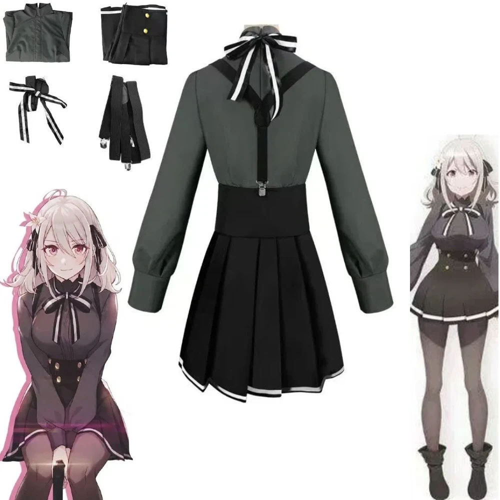 

Anime Spy Classroom Cosplay Strap Skirt Accessories Lily Annette Female Uniform Dress Halloween Carnival Role Play Stage Outfit