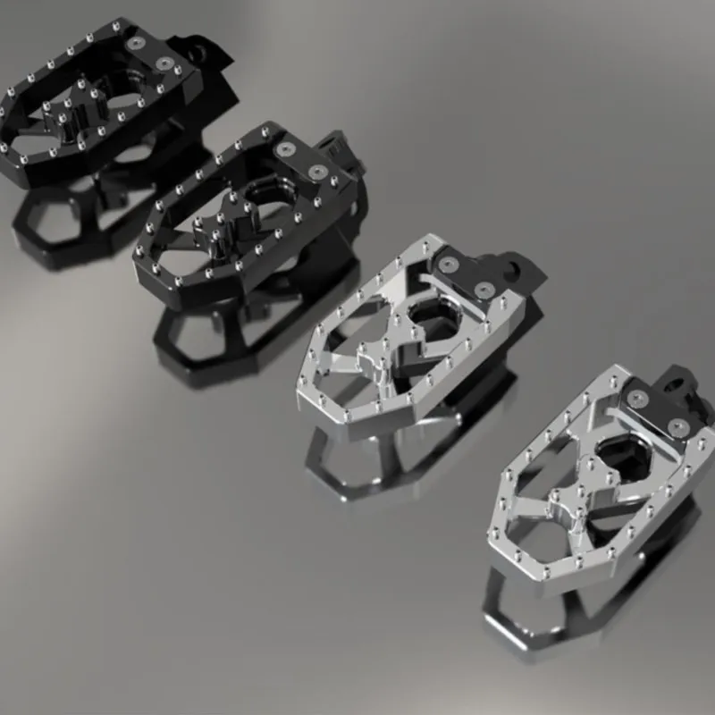 For Suzuki RM85 DR-Z DRZ250 DRZ125 DR200 DR650/SE DR250 DR350 Motorcycle Front Foot Pegs Rotatable Footrest Footpegs Pedals 