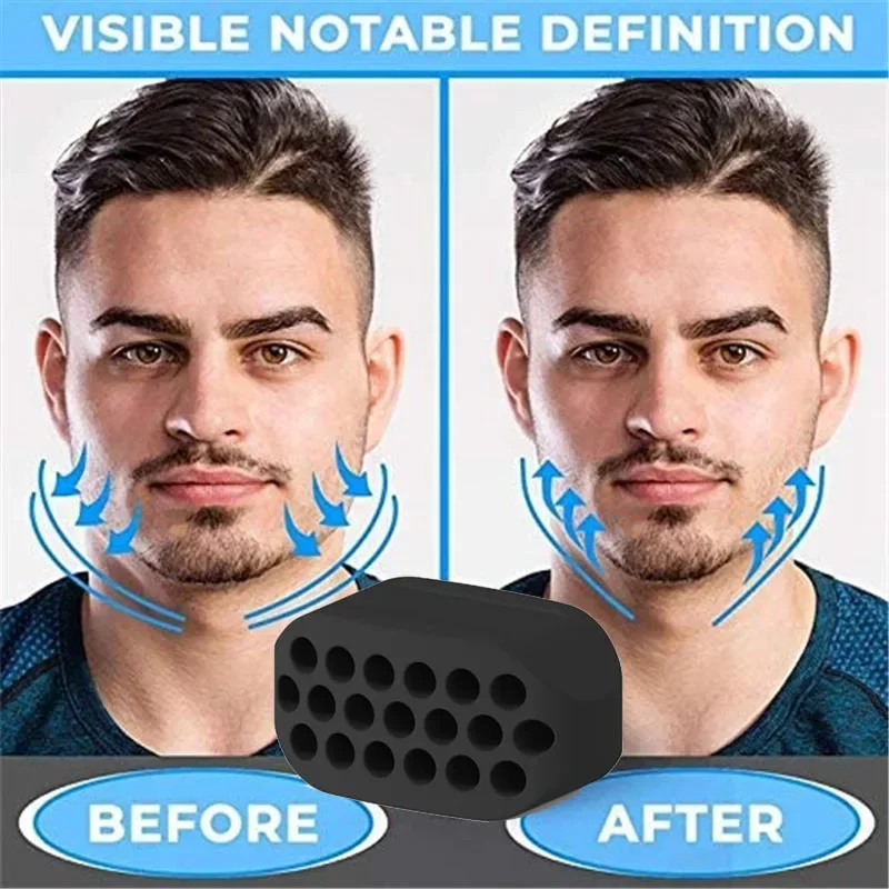 Jaw Exerciser Facial Gym Fitness Ball JawLine Muscle Training Double Chin Reducer Neck Face Slimming Mouth Jawliner