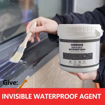 Agent étanche invisible, revêtement de bancs transparents, mastic sans fuite, outil de réparation de toilettes à domicile, 100g, 300g, 500g