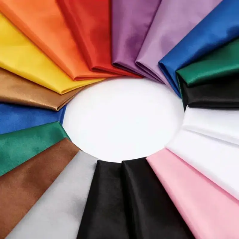 Multi-Color Soft Satin Fabric - Textile And Sewing Materials review and price
