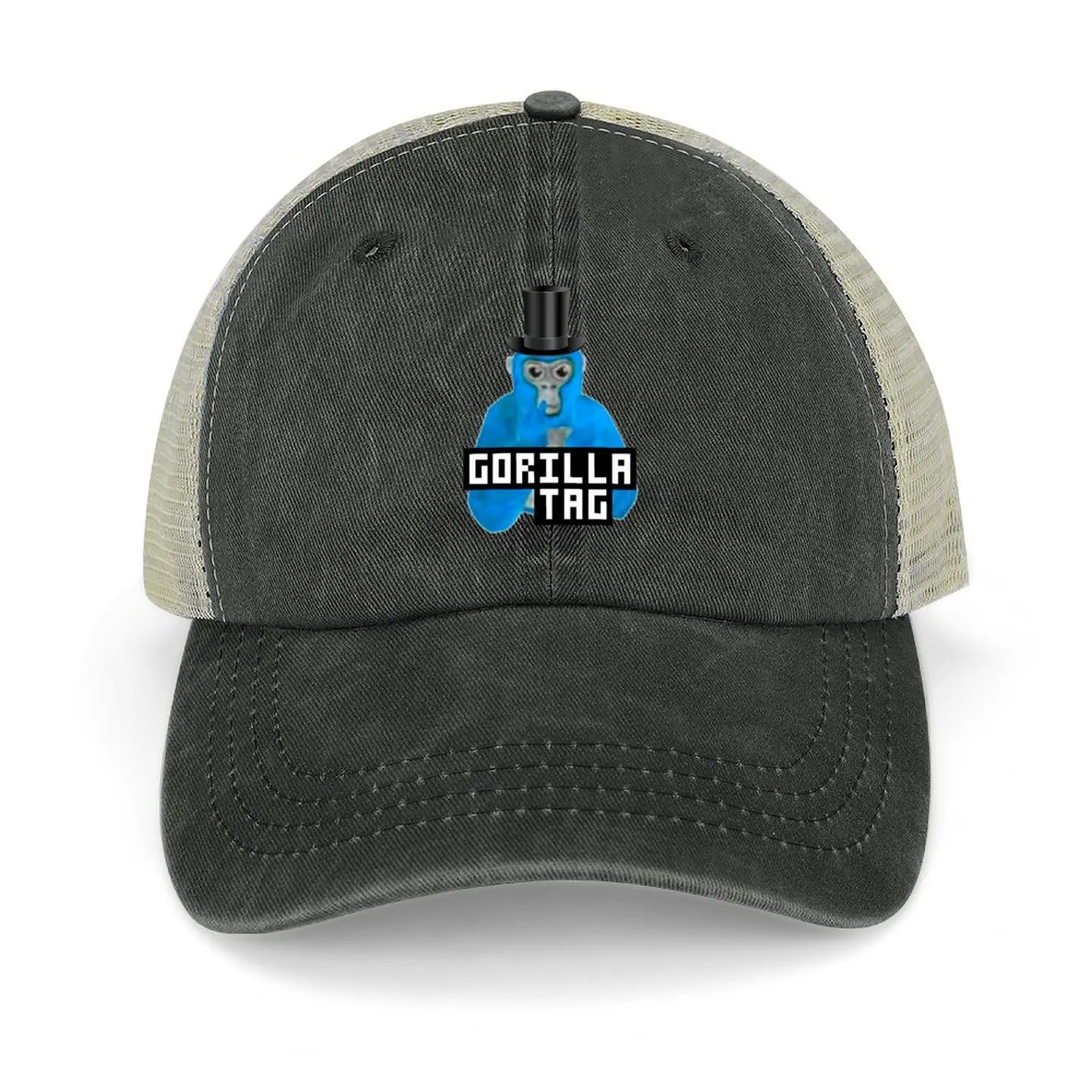 

Gorilla Tag Blue Monkey Top Hat Gorilla Monke Gorilla Tag PFP Maker от POLKART Бейсбольная кепка забавные шляпы Sunhat Женская 2025 Мужская