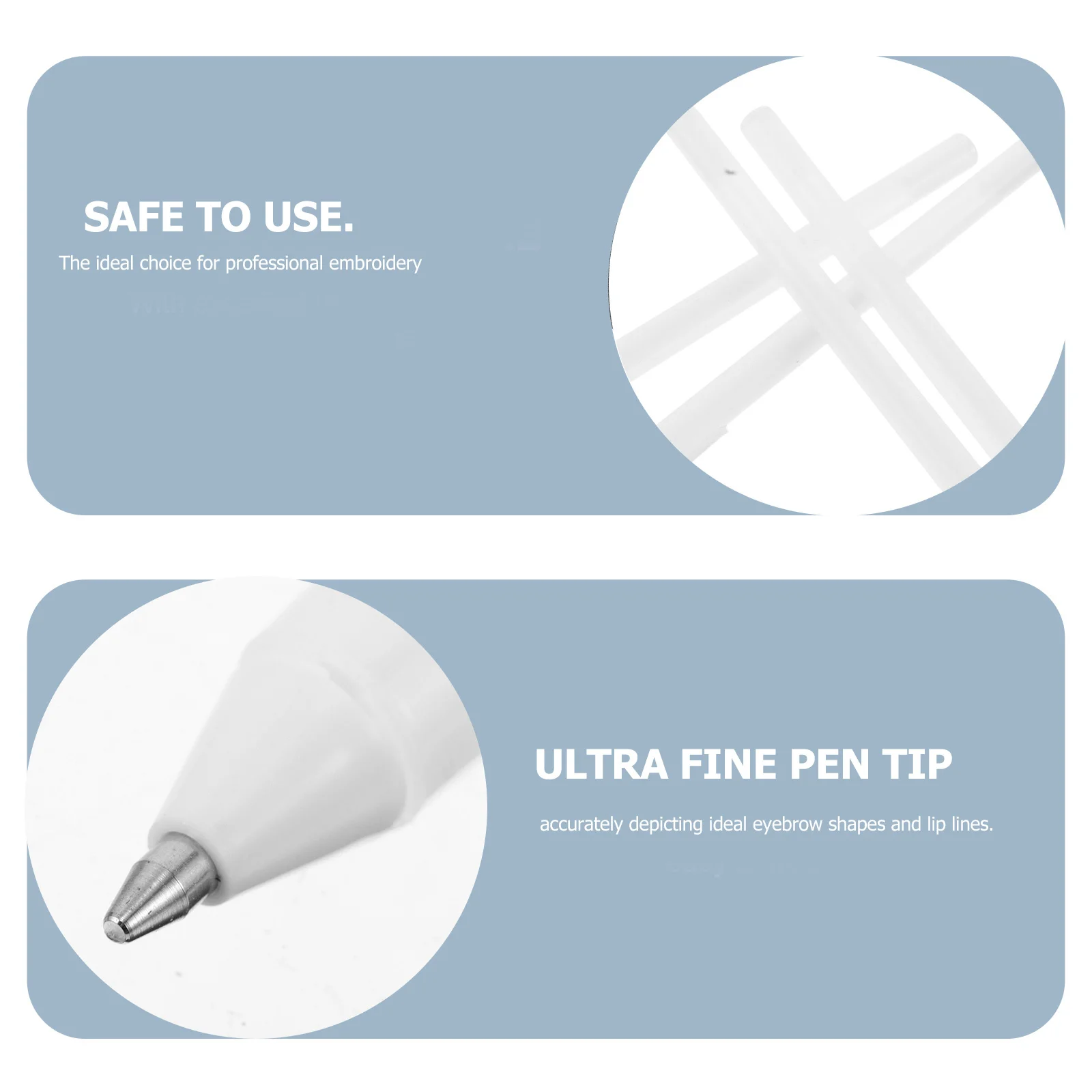 4 шт., маркеры для позирования бровей, белая водостойкая перманентная ручка для кожи, микроблейдинг, контур, инструменты для картирования бровей