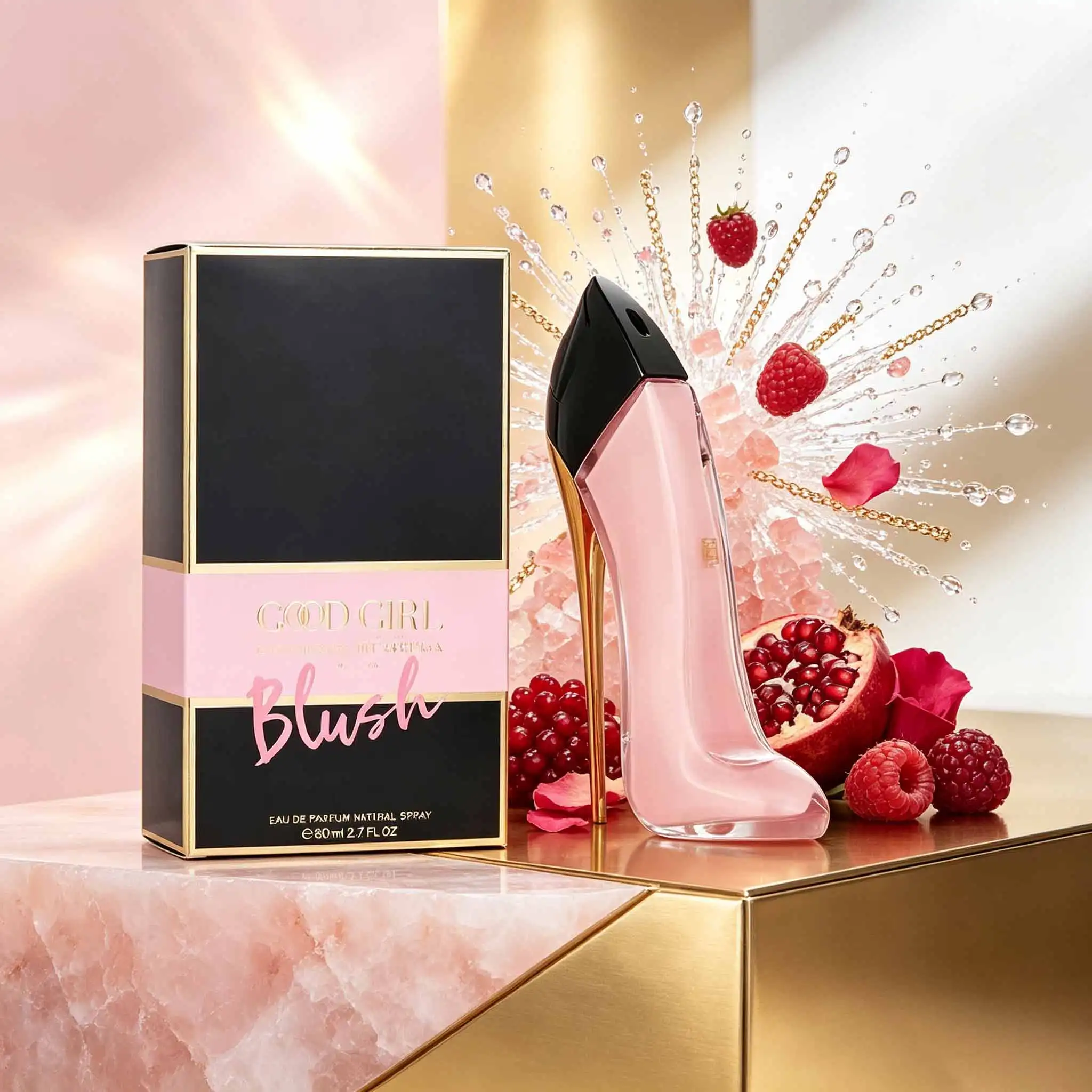 Carolina Herrera Good Girl Blush 80Ml EDP For Women, Iconic Pink High‑Heel Bottle, Fruity Floral Gourmand Scent, Long‑Lasting Fragrance. view 4