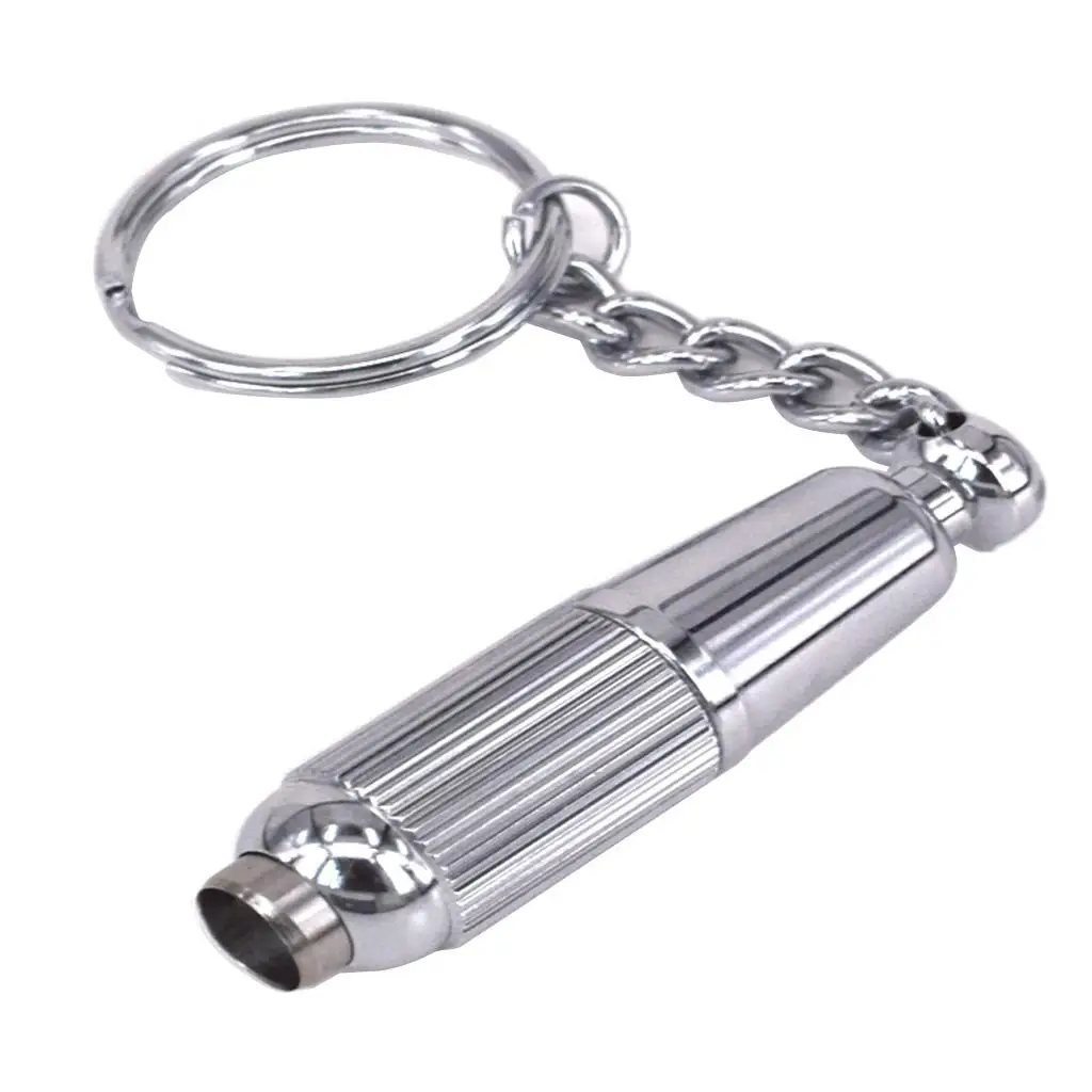 

Cigar Punch Cutter KeyChain Key Ring Cigars Hole Puncher Silver