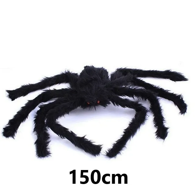 Halloween Große Plüschspinne Halloween Dekoration Party Requisiten Outdoor Große Spinne Dekoration Kammer Trick Ein Streich Große Spinne