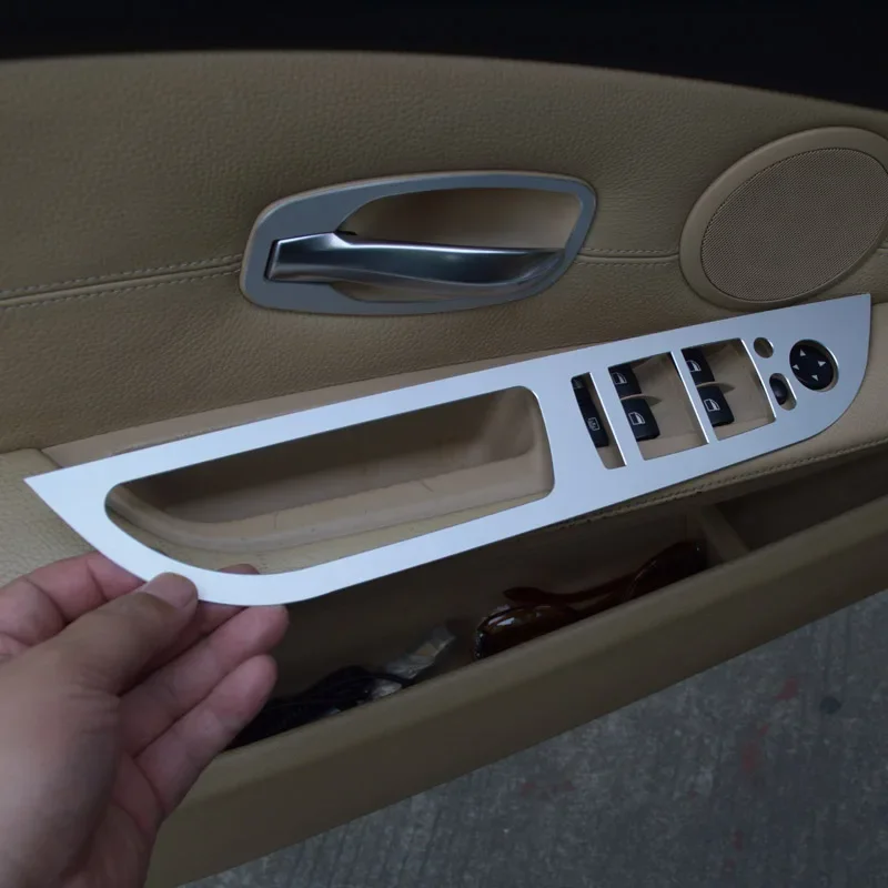 

For BMW 5 Series E60 520 523 528 2006-2010 Door Window Lifter Decorative Car Sticker Interior Sticker Modification Accessories