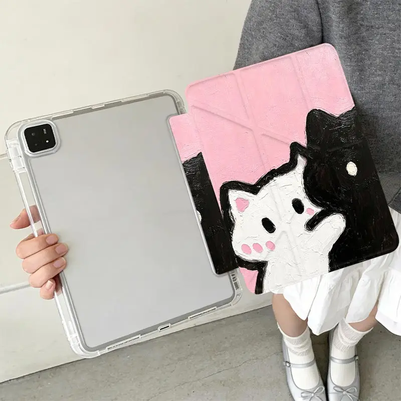 Multi View Angles 3+Y Fold Case For Xiaomi Pad 5/5Pro 6/6Pro 11 Xiaomi Pad 7/7Pro 8/8Pro 11.2 Redmi Pad SE 11 Pro/Pro2 12.1