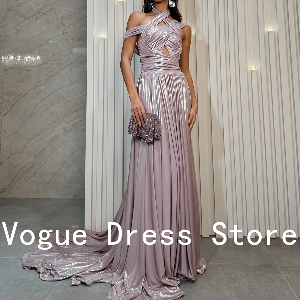 Customized High Quality Off the Shoulder Satin Evening Dress Modern Crew Neck Short Sleeves Sheath Floor Length Celebrity Gowns