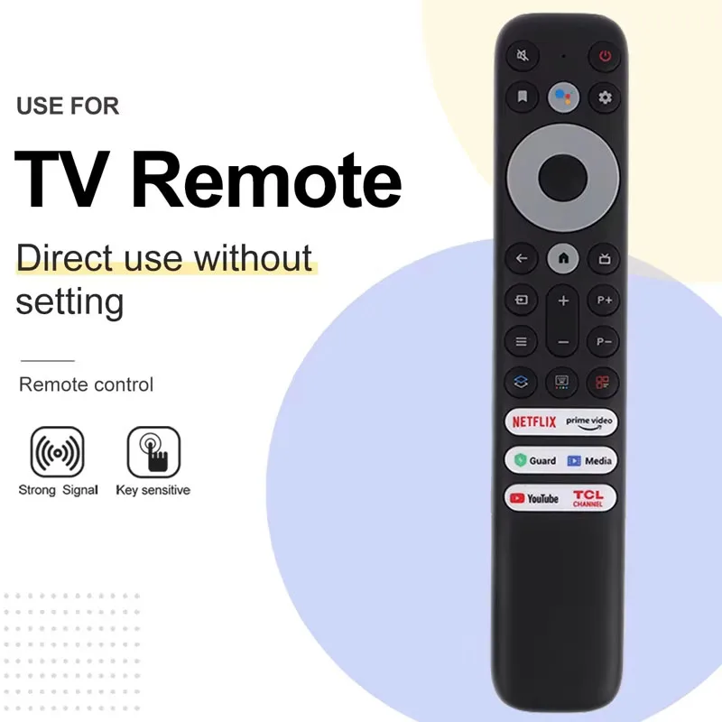 RC902V FMR4 Replacement Remote Control for TCL Mini-LED QLED 4K UHD Smart Android TV