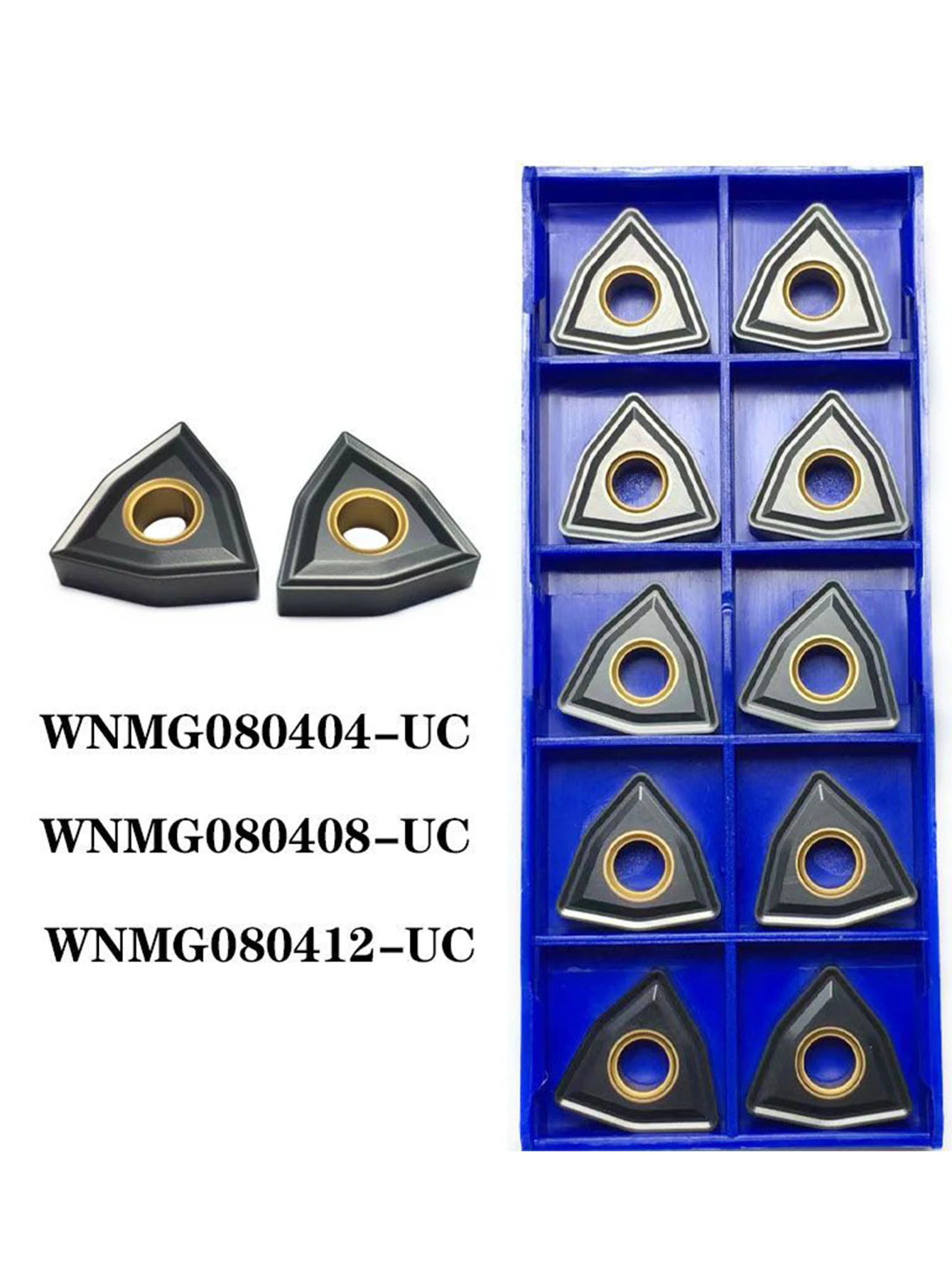 10 stks/doos WNMG080408 CNC Perzik-Type Nodulair Gietijzer Speciale Wisselplaten Nodulair Ijzer Externe Draaiwisselplaten