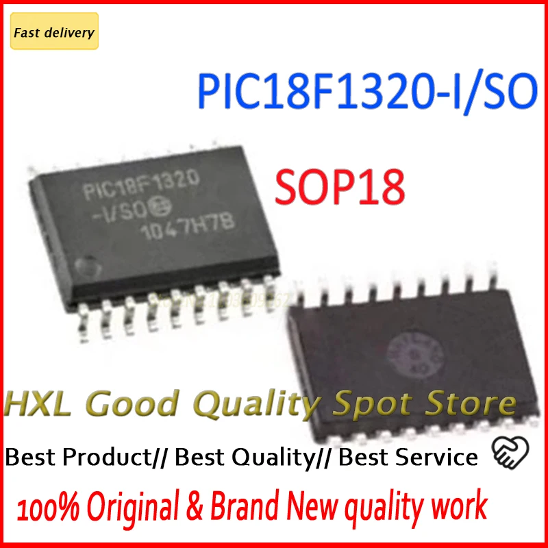 Brand new original  5~10pcs/lot  PIC18F1320-I/SO PIC18F1320 18F1320 SOP18 controller