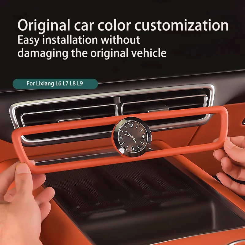 Для Li LiXiang L6 L7 L8 L9 Автомобильный центральный кондиционер Крышка выхода воздуха Кварцевые часы Декор Аксессуары с часами Для Li LiXiang L6 L7 L8 L9 Автомобильный центральный кондиционер Крышка выхода воздуха Кварцевые часы Декор Аксессуары с часами