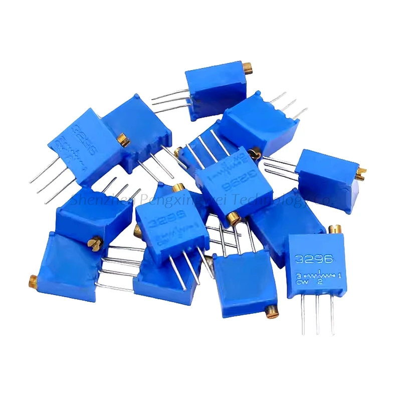 10PCS Trimpot Trimmer Potentiometer 3296W 3296 50 100 200 500 ohm 1K 2K 5K 10K 20K 50K 100K 200K 500K 1M ohm 103 100R 200R 500R