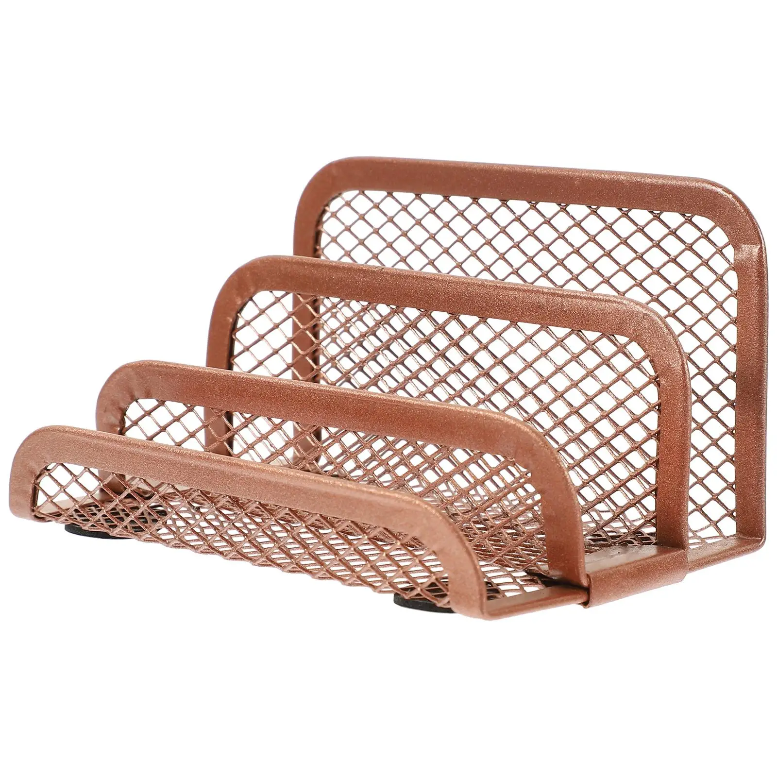 Metal Information Rack Bookshelf Desktop File Holder Magazine Organizer Storage Work