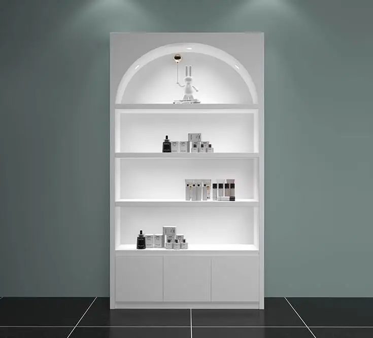 Beauty salon product cabinet cosmetics display cabinet baking paint studio cabinet shoes bag display cabinet barbershop display