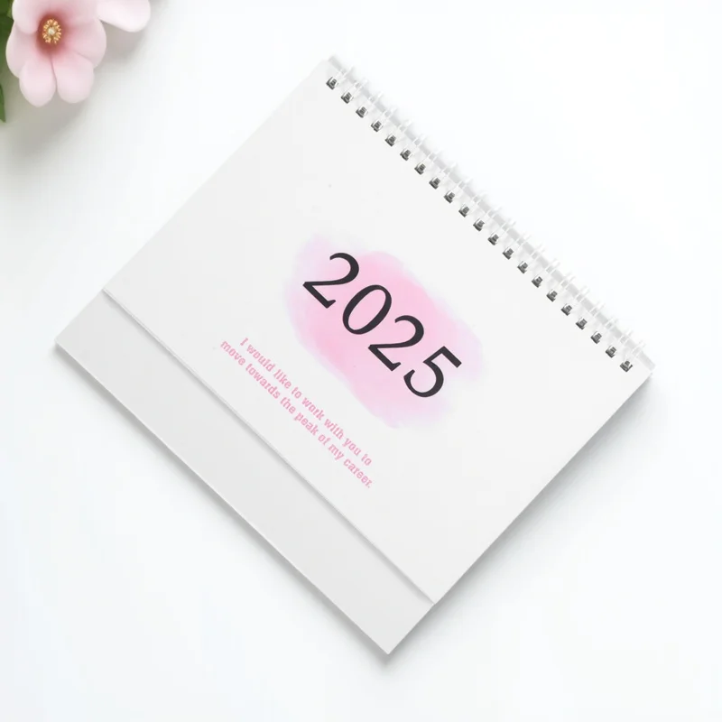 Calendario da tavolo decorativo 2025 Pianificatore mensile Accessori per organizer da tavolo da ufficio Calendario da tavolo 2025