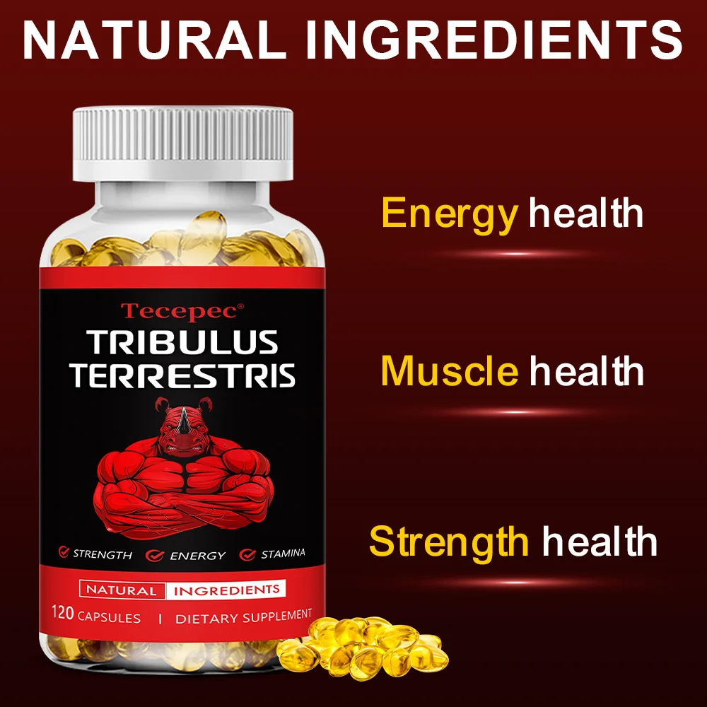 Tribulus Extract Capsules For Men - Extra Strength 6700 Mg - Energy, Endurance & Natural Energy Non-GMO