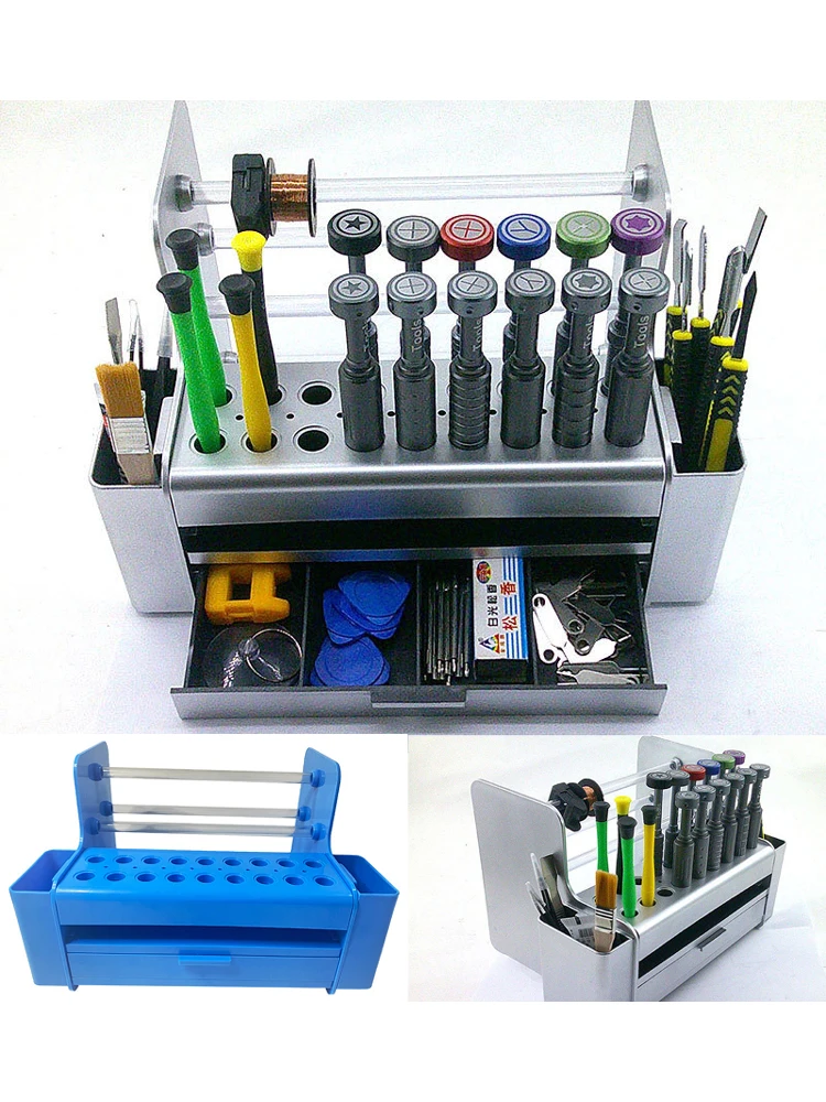 Multifunction Tool collection rack/Storage Box/Tool Kit with Large Capacity for Mobile Phone Screwdrivers and Maintenance Parts