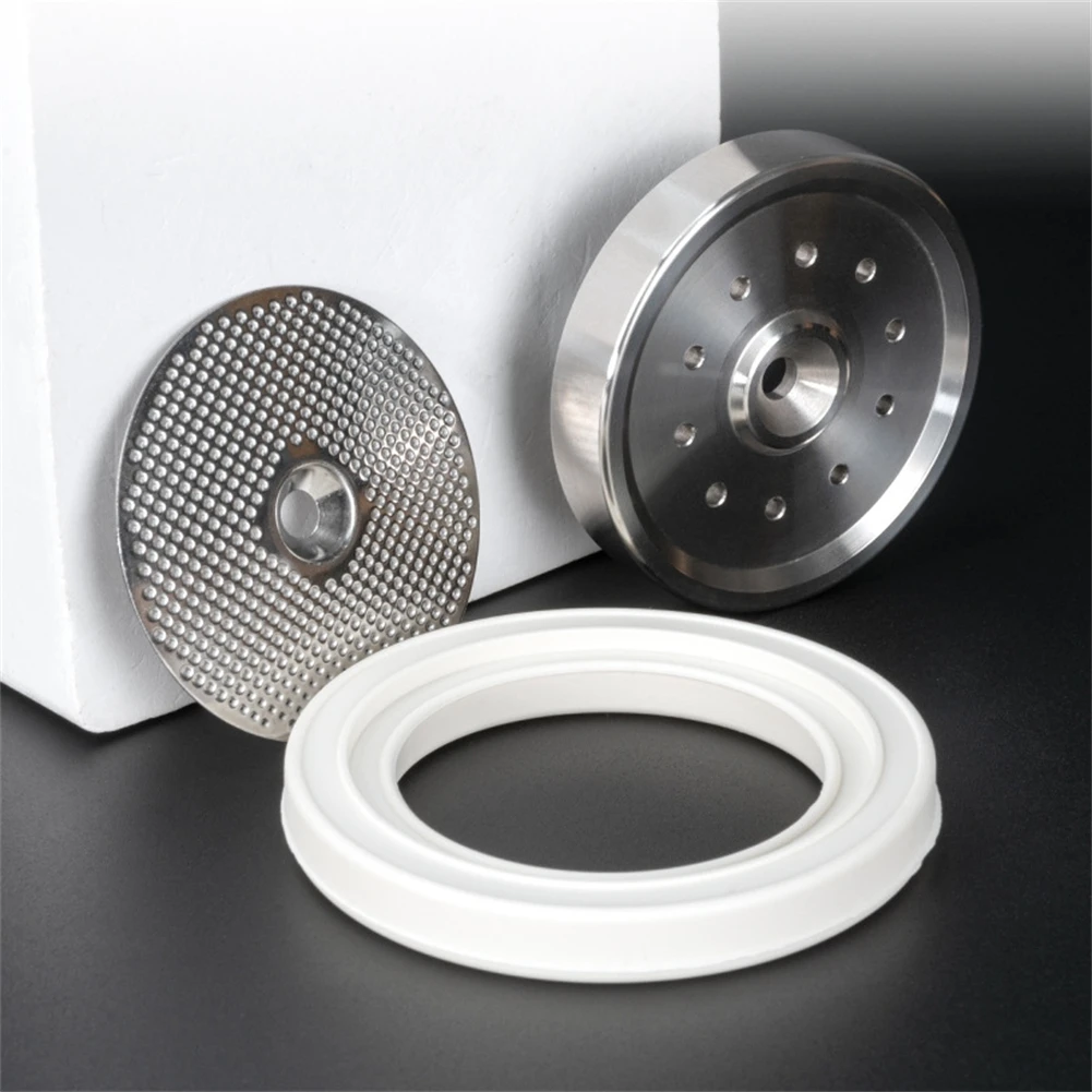 Kepala Grup Layar Mandi Presisi Tinggi dengan Cincin Uap Silikon Kompatibel dengan Mesin Espresso Seri Beville 9 untukBreville