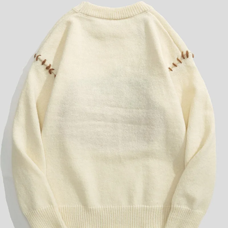 Maglioni donna manica lunga o-collo modello di pomodoro adorabili pullover lavorati a maglia autunno inverno coppia che riduce l'età coreano alla moda Casual