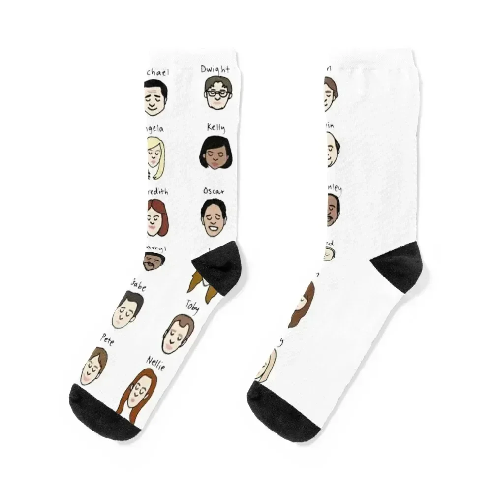 

The Faces of The Office Socks essential happy hiphop basketball Women Socks Men's