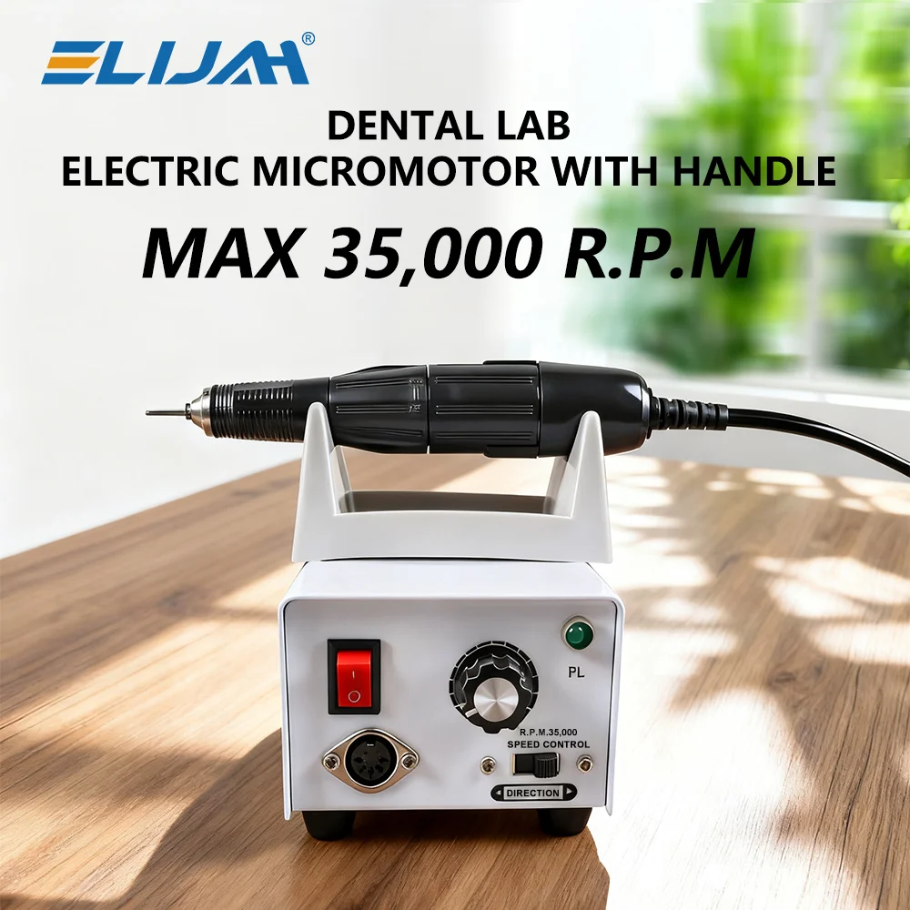 

New Type 90 Dental Lab Micro Motor 35000RPM Polishing Machine Dental Micromotor 18/102/204 Polishing Handpiece Dentistry Tools