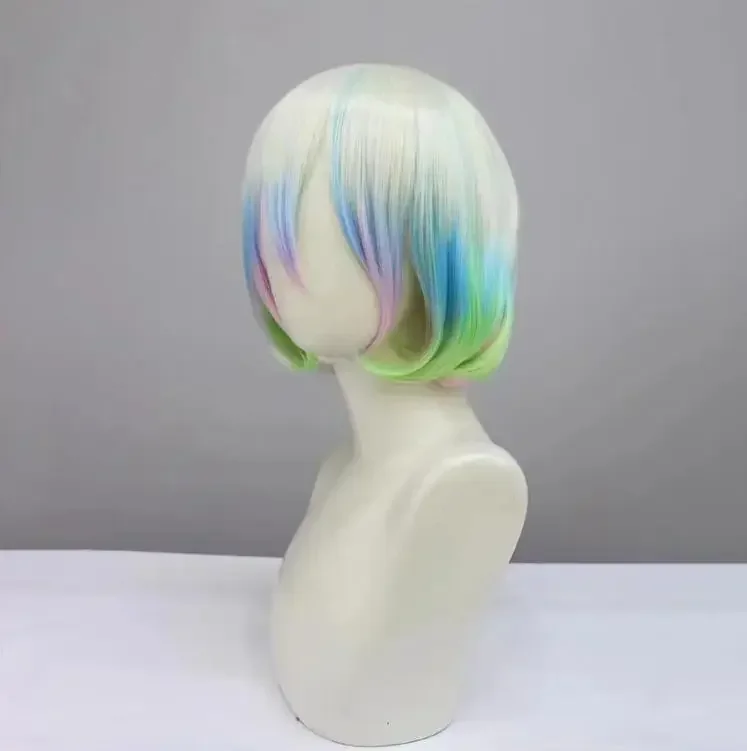 Halloween Anime houseki no kuni land of the lustrous cosplay diamond wig phosphophyllite bort costume rutile antarcticite hair