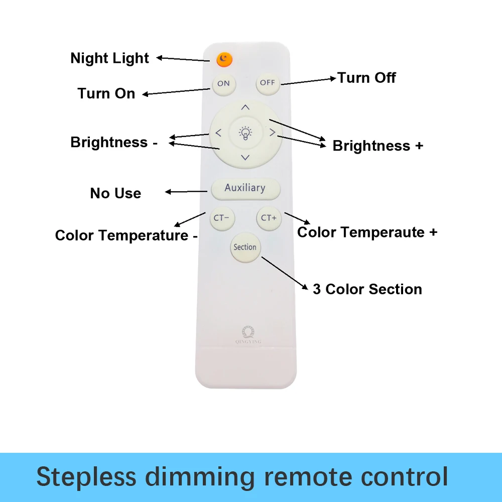 Infrared remote control ceiling lamp power supply 12-40Wx2 24-50Wx2 1pcs